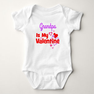 Opa ist mein Valentine Baby Strampler