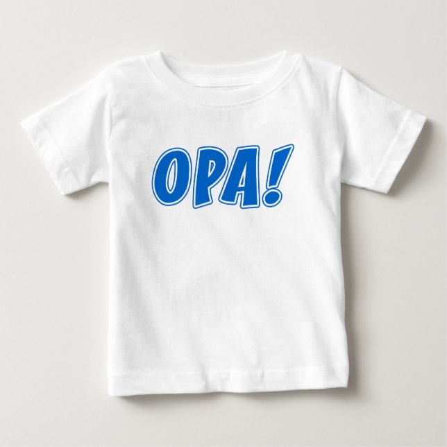Opa Kids Design Baby T-shirt (Vorderseite)