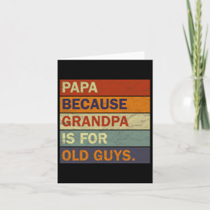 Opa Kunst für Männer Großvater Papa Eltern Vater Karte