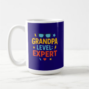 Opa-Level-Experte (Cartoon-Stil) Kaffeetasse