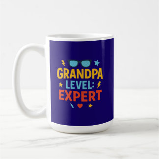 Opa-Level-Experte (Cartoon-Stil) Kaffeetasse