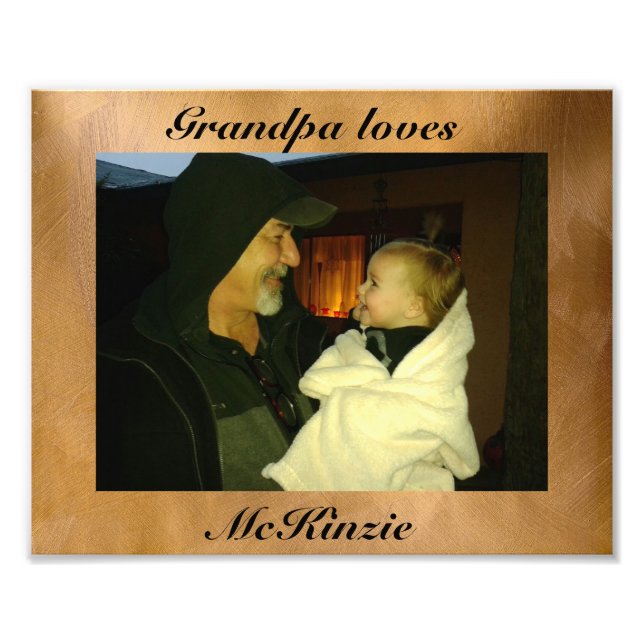 Opa Lieben McKinzie Fotodruck (Vorne)