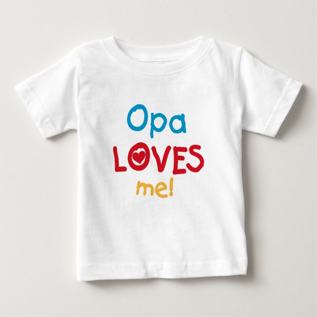 Opa Lieben Me T - Shirt und Geschenke (Vorderseite)