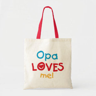 Opa Lieben Me T - Shirt und Geschenke Tragetasche