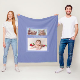 Opa Lieben seine Familienfotografie Collage weich  Fleecedecke