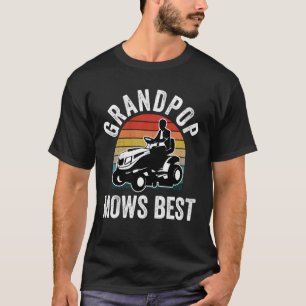 Opa mäht am besten Lustiger Gärtner Rasenpflege Va T-Shirt