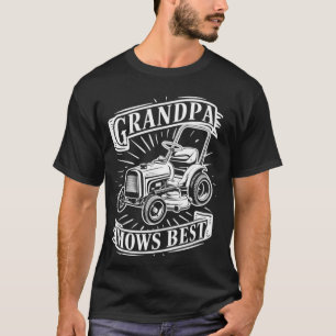 Opa mäht besten Landschaftsgärtner Gärtner Rasenmä T-Shirt