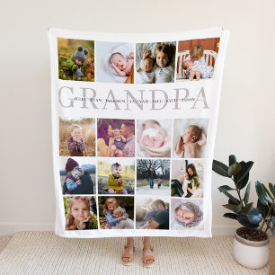 Opa Maßgeschneidert Personalisiert Fleecedecke