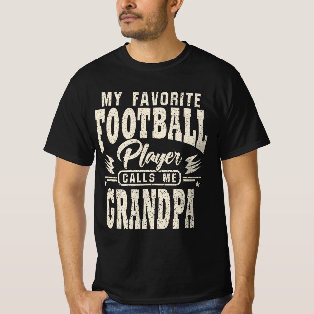Opa Mein Lieblingsfußballspieler nennt mich T-Shirt (Vorderseite)