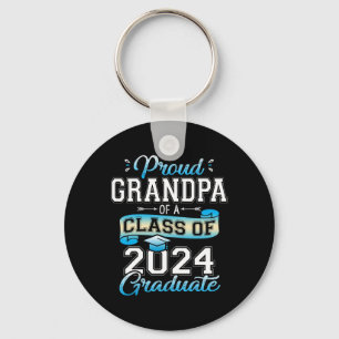 Opa mit einer Cl von 2024 Graduate Funny Senior 20 Schlüsselanhänger