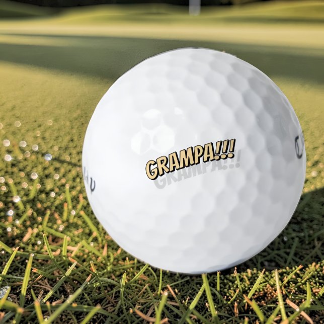 Opa!!! Moderne einfache coole Comic Golfball (Von Creator hochgeladen)