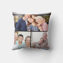 Opa & Oma Großeltern Fotocollage Kissen