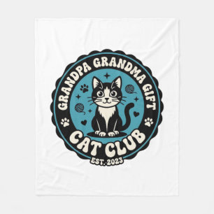 Opa Oma Katze Geschenk Haustierliebhaber Shirt Kun Fleecedecke