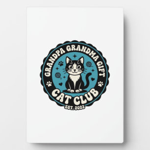 Opa Oma Katze Geschenk Haustierliebhaber Shirt Kun Fotoplatte