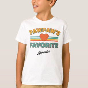 Opa/Omas Lieblingsname in Vintage-Script-Schrift T-Shirt