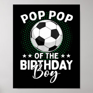 Opa Opa des Fußballspieler-Geburtstagsjungen Gebur Poster
