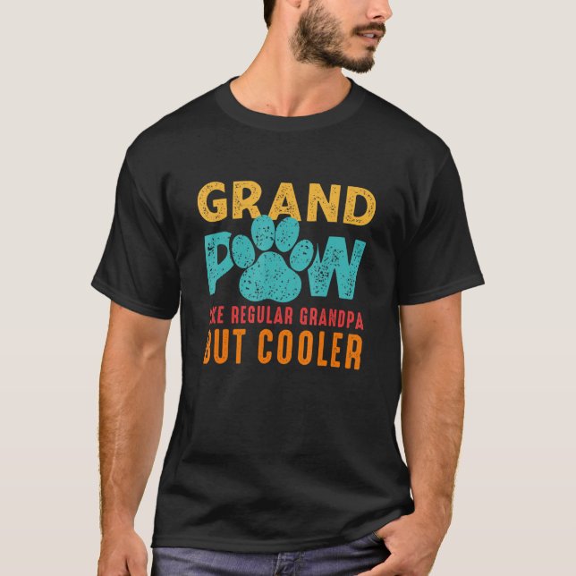 Opa Opa Opa wie normal Großvater, aber Cooler T-Shirt (Vorderseite)
