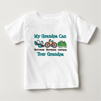 Opa Outswim Outbike Outrun Triathlon Baby T-sh T-shirt