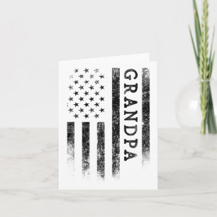 Opa Patriotic American USA Flag Vatertag G Karte