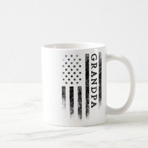 Opa Patriotischer Amerikaner USA-Flagge Vatertag G Kaffeetasse
