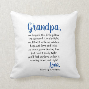 Opa Pillow Personalisiert Großvater Geschenk Kissen