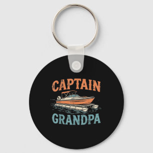 Opa Pontonboot Kapitän Vintage Nautical Boot Schlüsselanhänger