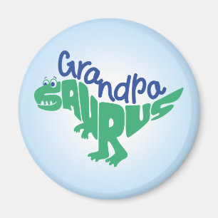 Opa Saurus Graphic Magnet
