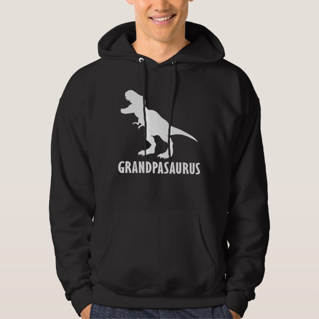 Opa-Saurus-Opa-Dinosaurier Hoodie (Vorderseite)