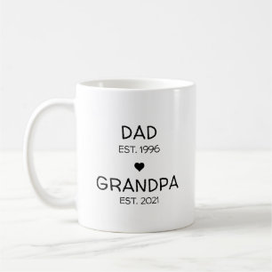 Opa Schwangerschaftsankündigung Baby Enthüllung Kaffeetasse