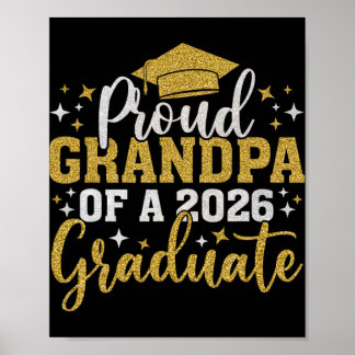 Opa Senior 2026 Stolz Opa eines 2026 Absolventen Poster