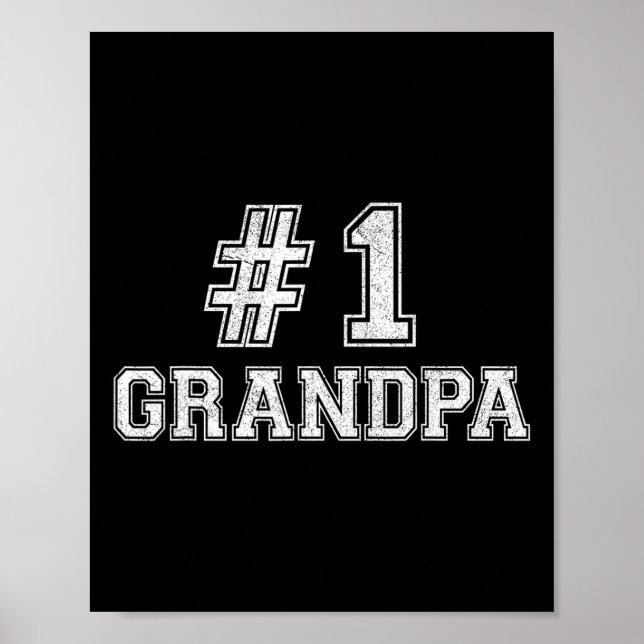 Opa-Shirt für Männer Poster (Vorne)