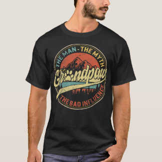Opa-Shirt Vintage Der Mann Der Mythos Großer Pfote T-Shirt