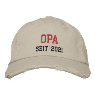 Opa side - Deutscher Opa Bestickte Baseballkappe