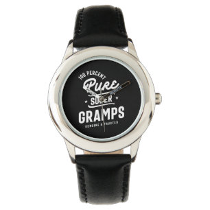 Opa spendet 100 Prozent reines Super Gramps T-Shir Armbanduhr