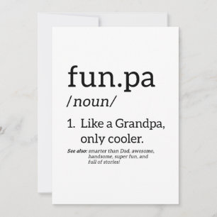 Opa spielen, aber nur cooler feiertagskarte