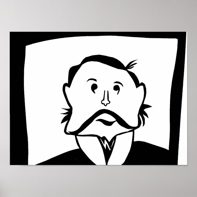 Opa-Spinne Poster (Vorne)