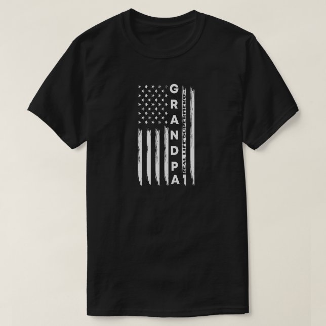 Opa Superheld, Opa-Geschenk Spaß T-Shirt (Design vorne)