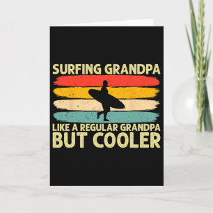 Opa-Surfdesign Vatertag Surfer Großvater Karte