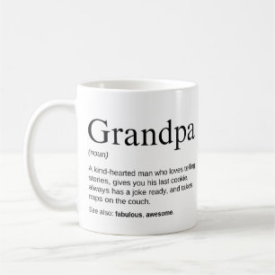 Opa Süß Lieber Großvater Definition Kaffeetasse
