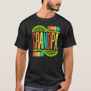 Opa Tennis Racket Balls Männer Sport Gran T-Shirt
