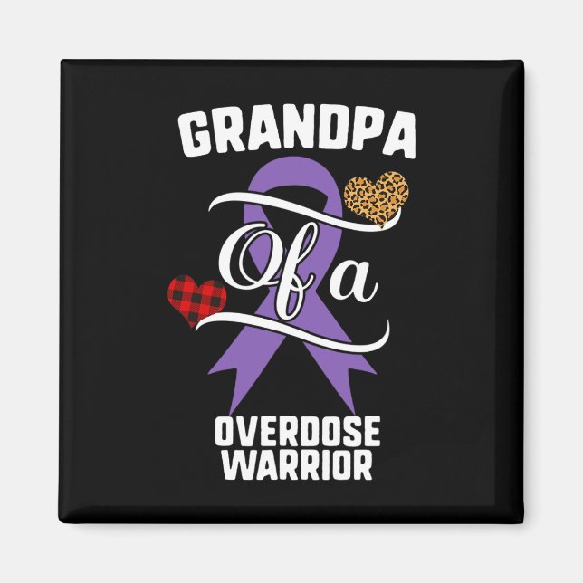 Opa Überdosierung Bewusstsein Leopard Buffalo Kari Magnet (Vorne)