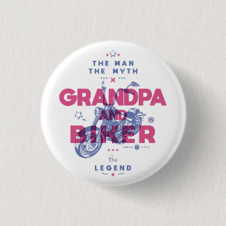 Opa und biker der Mann der Mythos der Legende Button