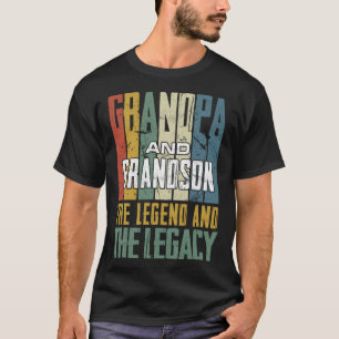 Opa und Enkel die Legende und das Vermächtnis Vin T-Shirt