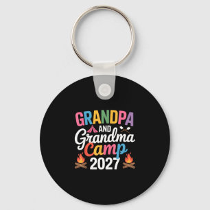 Opa und Oma Camp 2027 Großeltern Camping Schlüsselanhänger