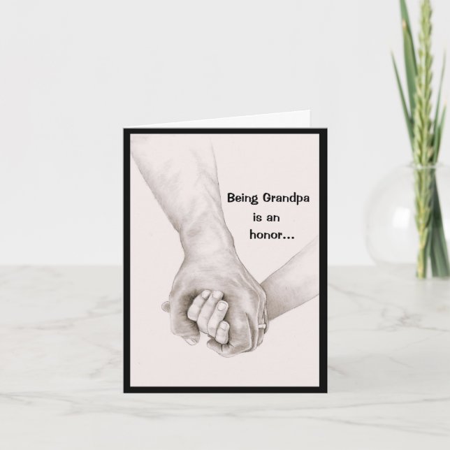 Opa und Papa Vatertag Karte (Vorderseite)