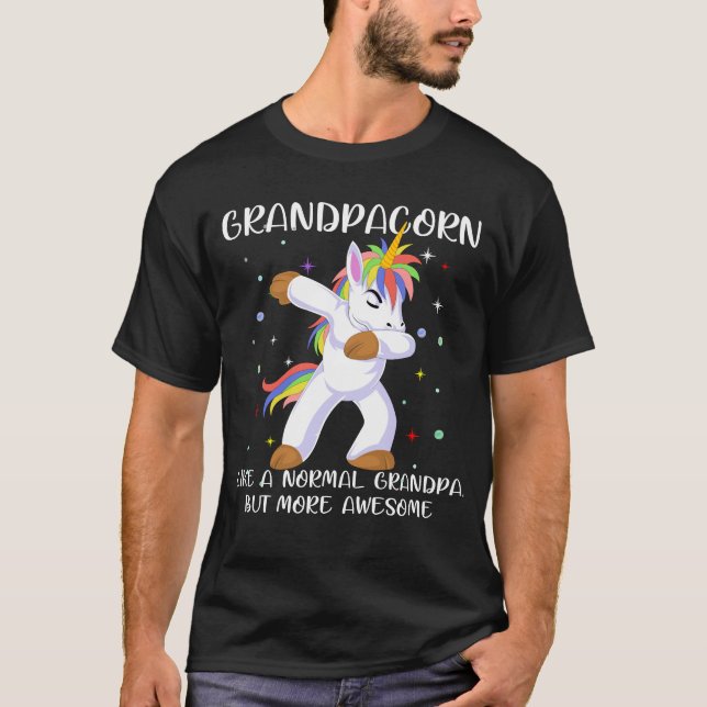 Opa unicorn T-Shirt (Vorderseite)