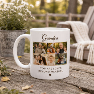 Opa Vatertag 6 Familienfoto Kaffeetasse