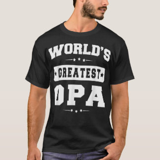 Opa Vatertag - Großvater der Welt T-Shirt