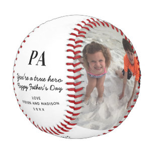 Opa Vathers Day Foto Personalisiert halten Baseball