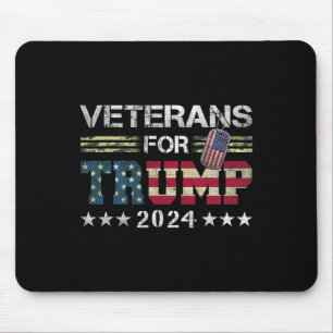 Opa Veterans für Trump 2024 Camouflage der amerika Mousepad